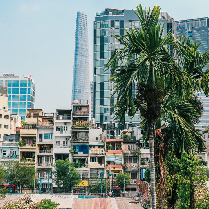 Old vs. new Saigon.