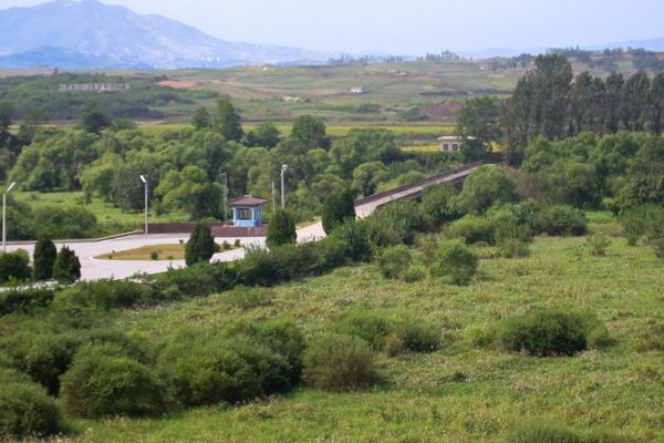 The no-man's-land between North and South Korea.